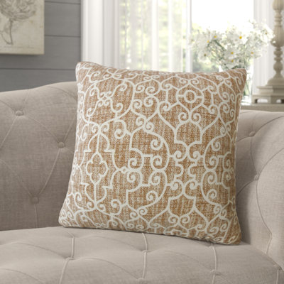 Riverton Linen Throw Pillow One Allium Andruska Toile Cotton Throw Pillow